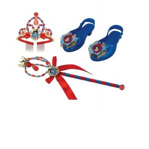 Girls Costume/dress up Snow White Accessories (Shoes, Crown and Septer)